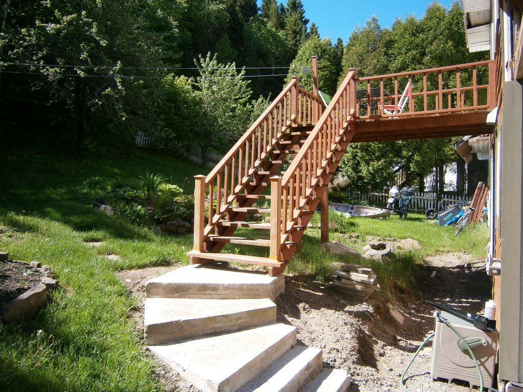 Apartement Mirador Du Fjord LʼAnse-Saint-Jean Exteriör bild